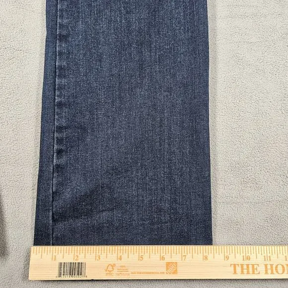 Wrangler Bespoke Bootcut Jeans 27x32.5 High Rise Lacey Jean Comfort Denim Dark - Picture 14 of 14